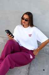 11th Street New York Or Nowhere Oversized Tee Berry Blast
