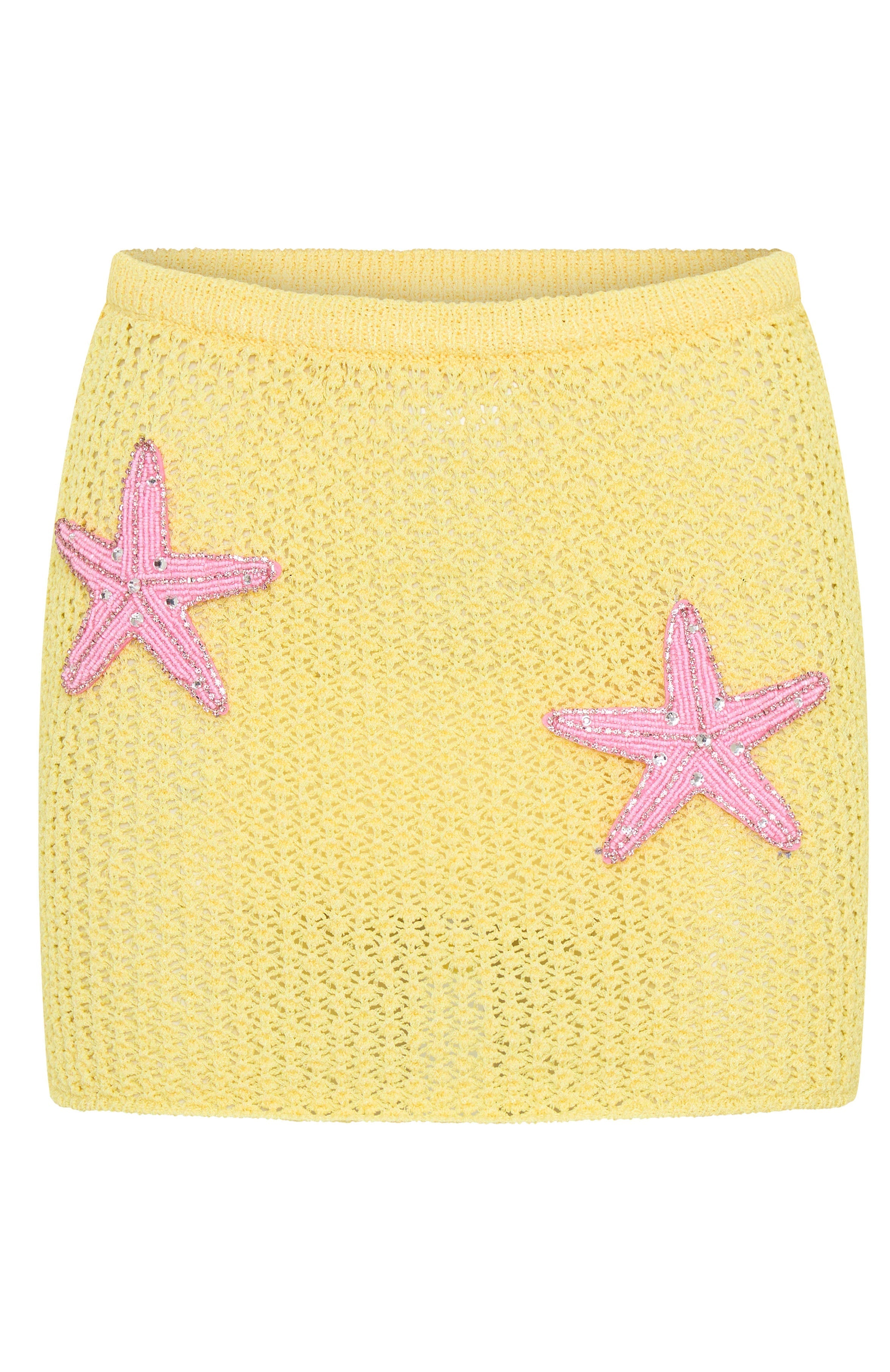 Azure Star Mini Skirt Lemon