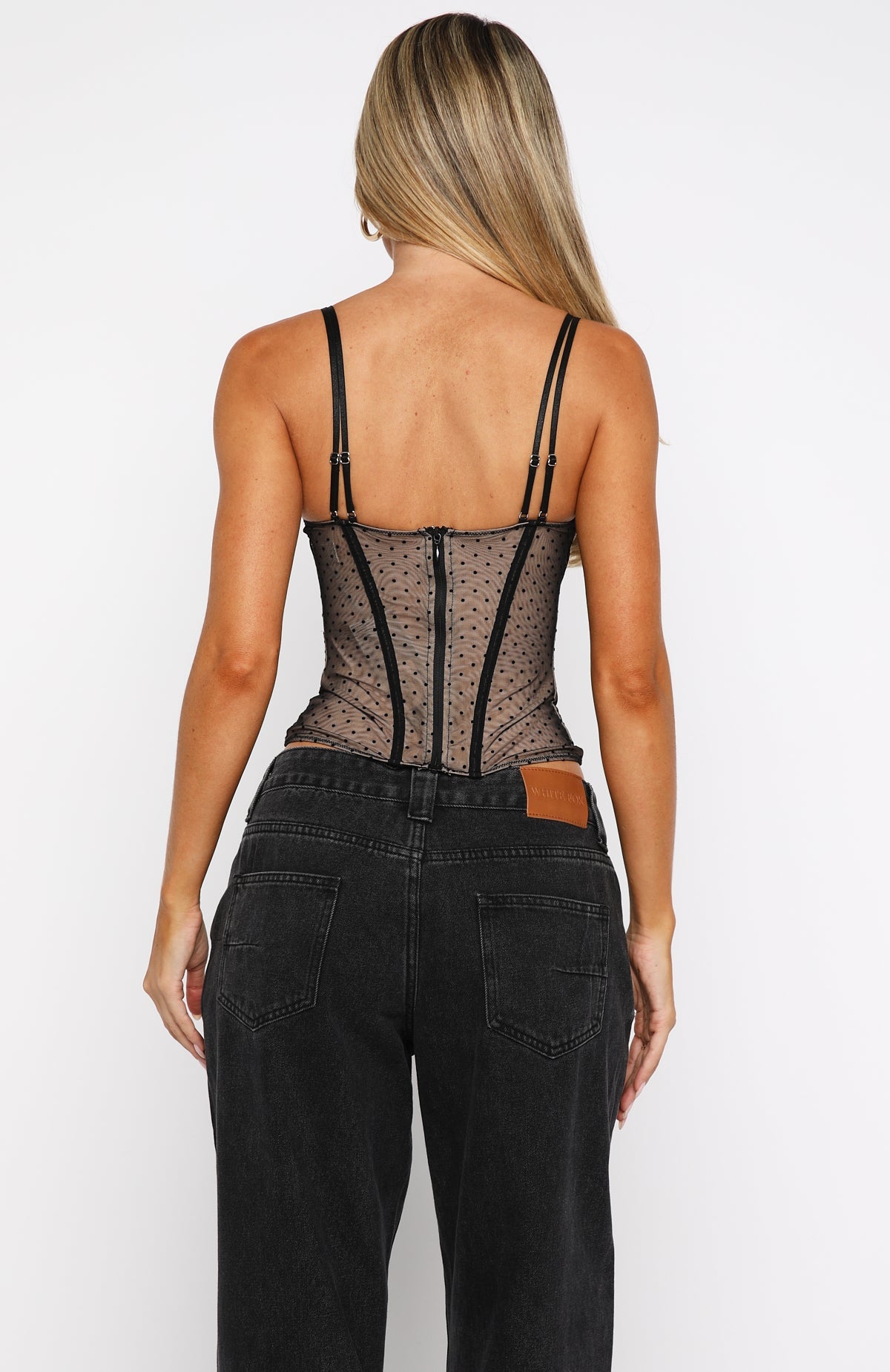 Barely Even Friends Bustier Black